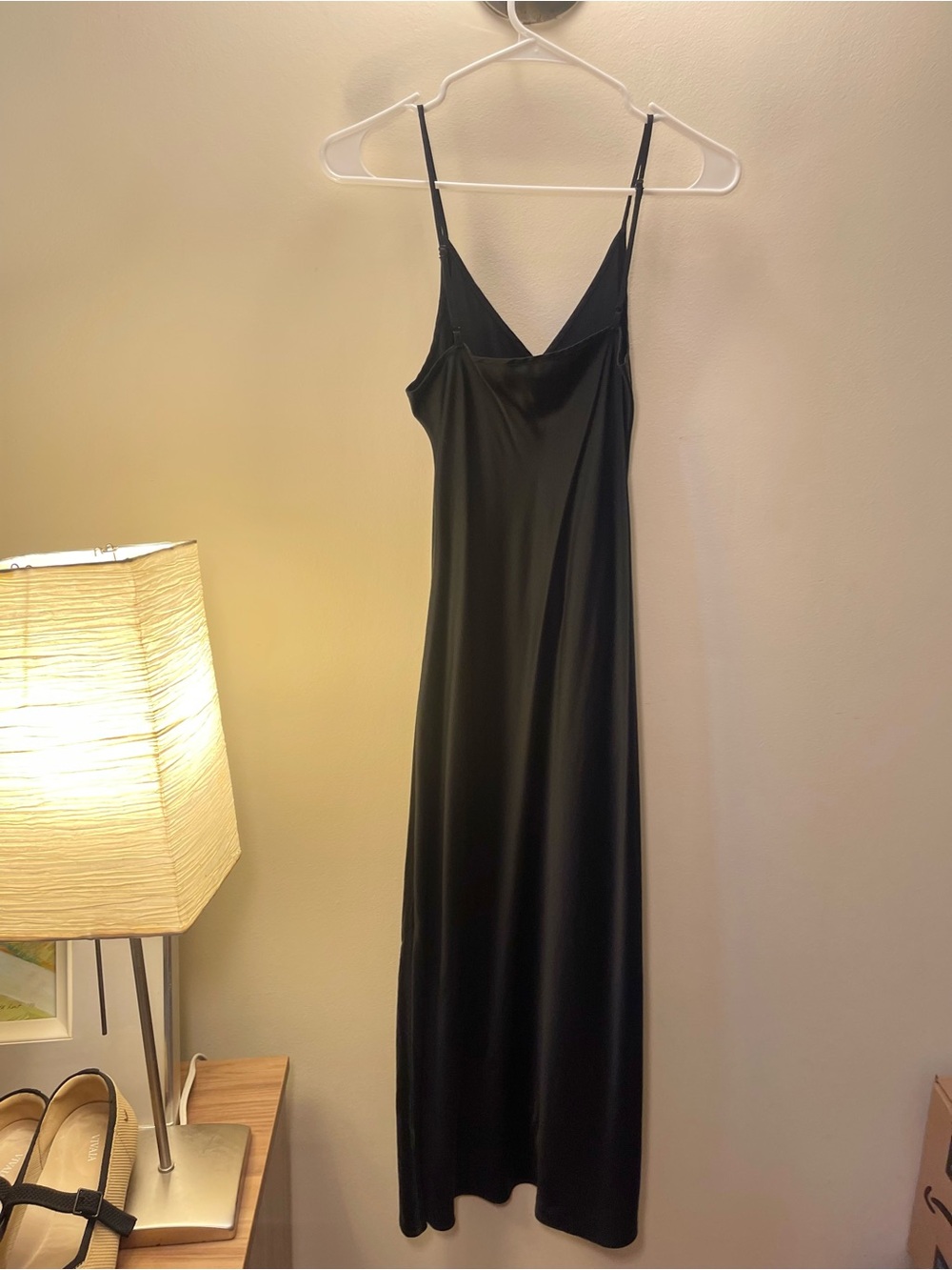Quince Black Silk Slip Dress Size Small - Picture 7 of 10
